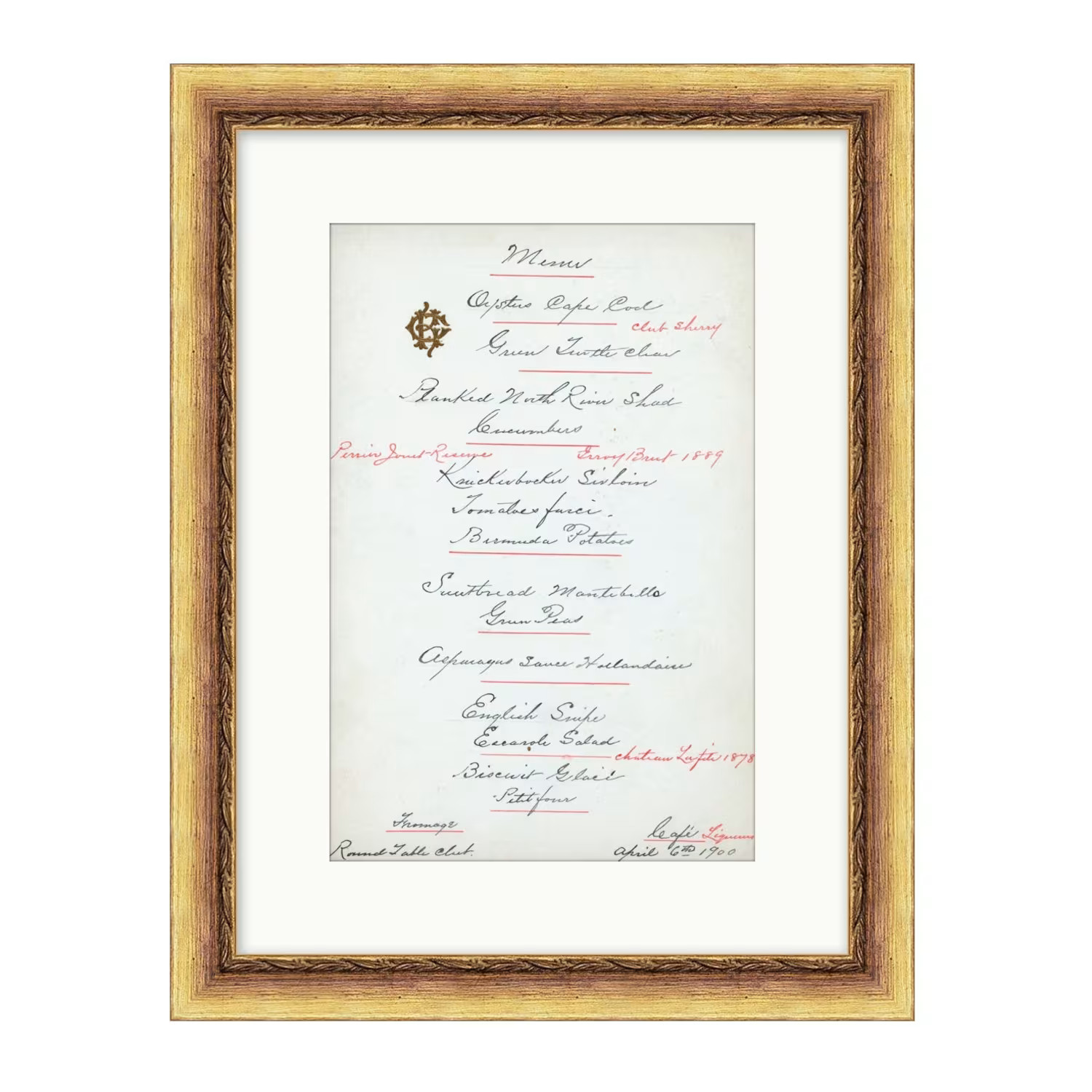 Vintage Menu I | Magnolia