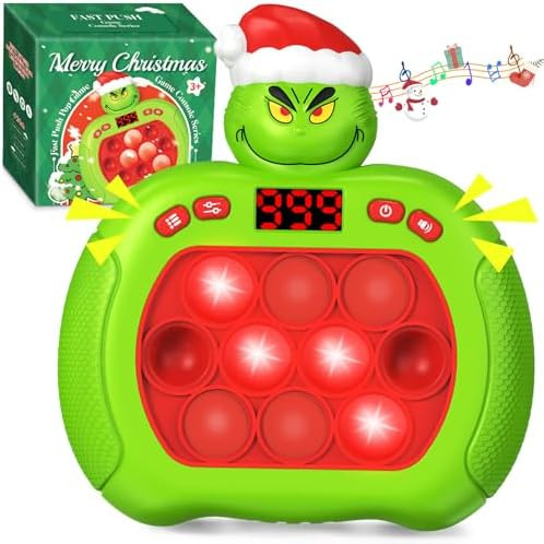 Green Monster Pop Push Game Fidget Console Toys for Kids Adults,Quick Push Pop Bubble Up Gifts fo... | Amazon (US)