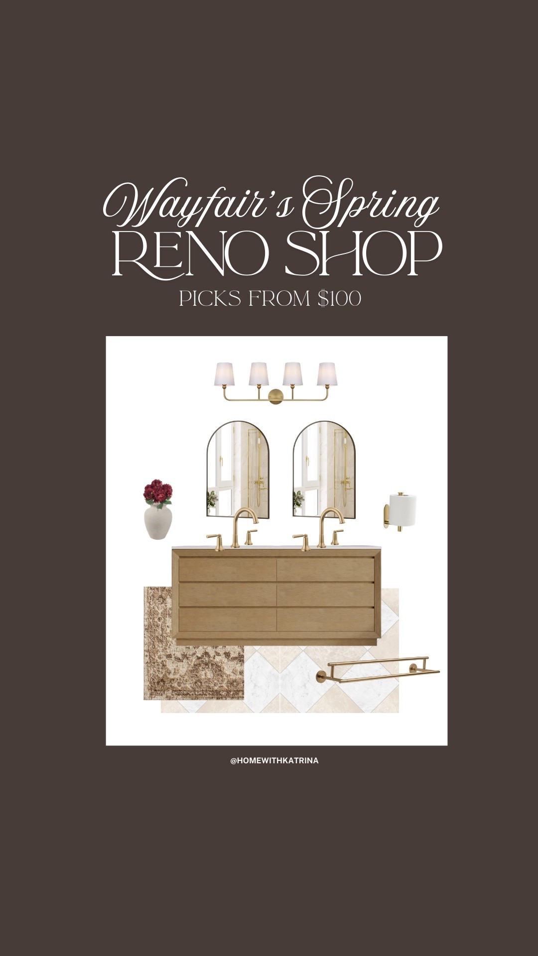 Some of my favorite picks from the Wayfair Spring Reno sale. 🏠

 #ad #Wayfair #WayfairCreator #wayfairpartner  #bathroom #cozyhome #masterbedroom #diyupgrades @Wayfair #LTKSpringSale 

#LTKHome #LTKSaleAlert