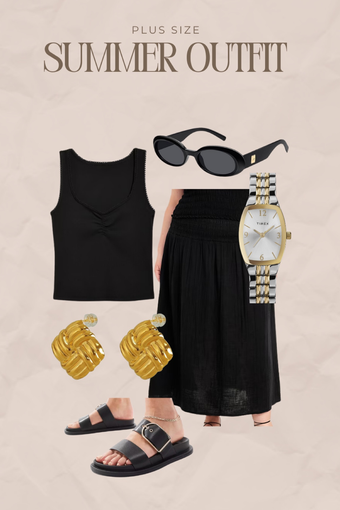 Plus size chic minimalistic summer outfit inspo 

#LTKstyletip #LTKsummer #LTKplussize