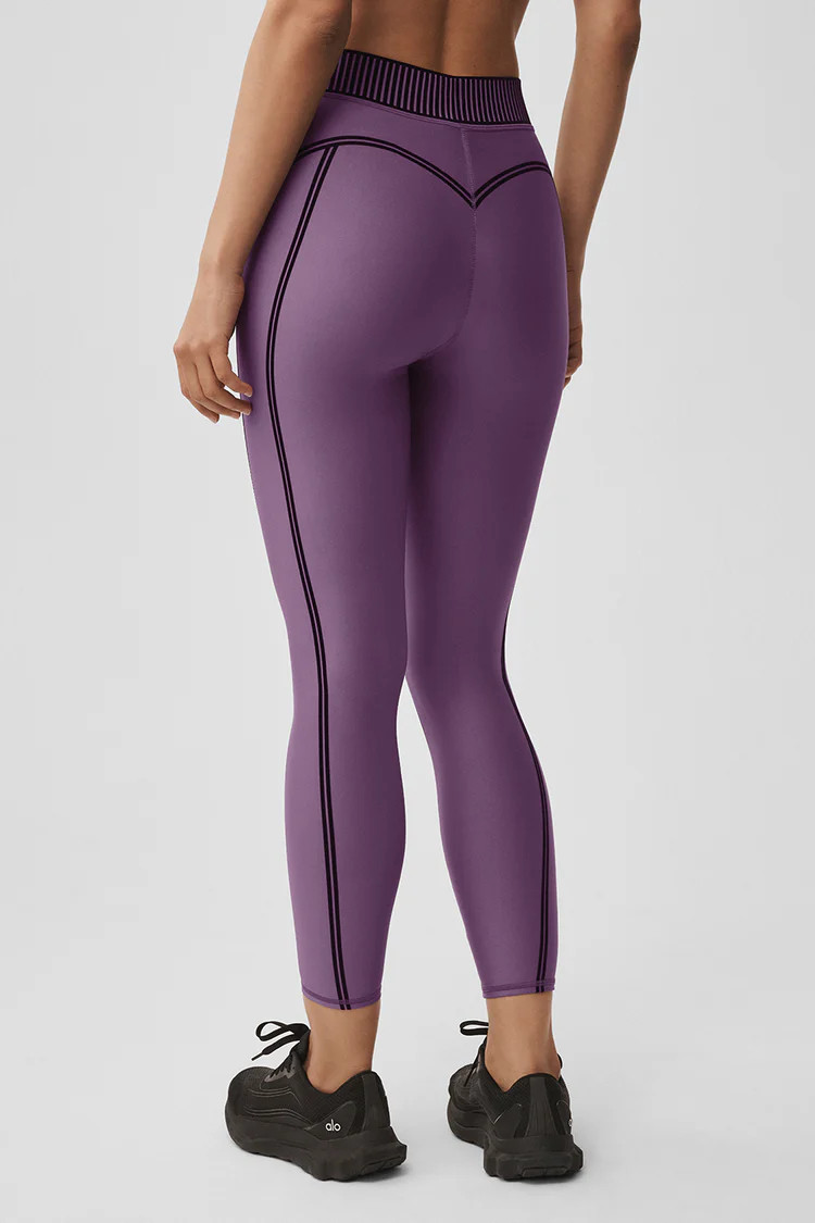 Airlift High-Waist 7/8 Line Up Legging | Alo Yoga (US)