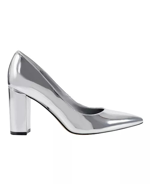 Marc Fisher Women's Viviene Slip-On Block Heel Dress Pumps - Macy's | Macy's