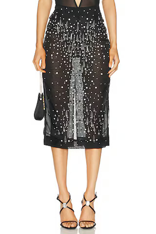 Isabel Embellished Skirt | FWRD 