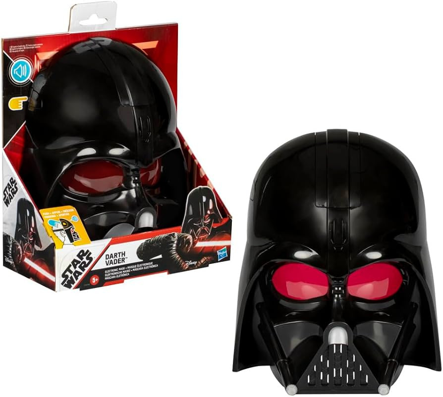 STAR WARS Darth Vader Electronic Mask with Phrases & Sound Effects, Costume for Kids, Toys for 5 ... | Amazon (US)