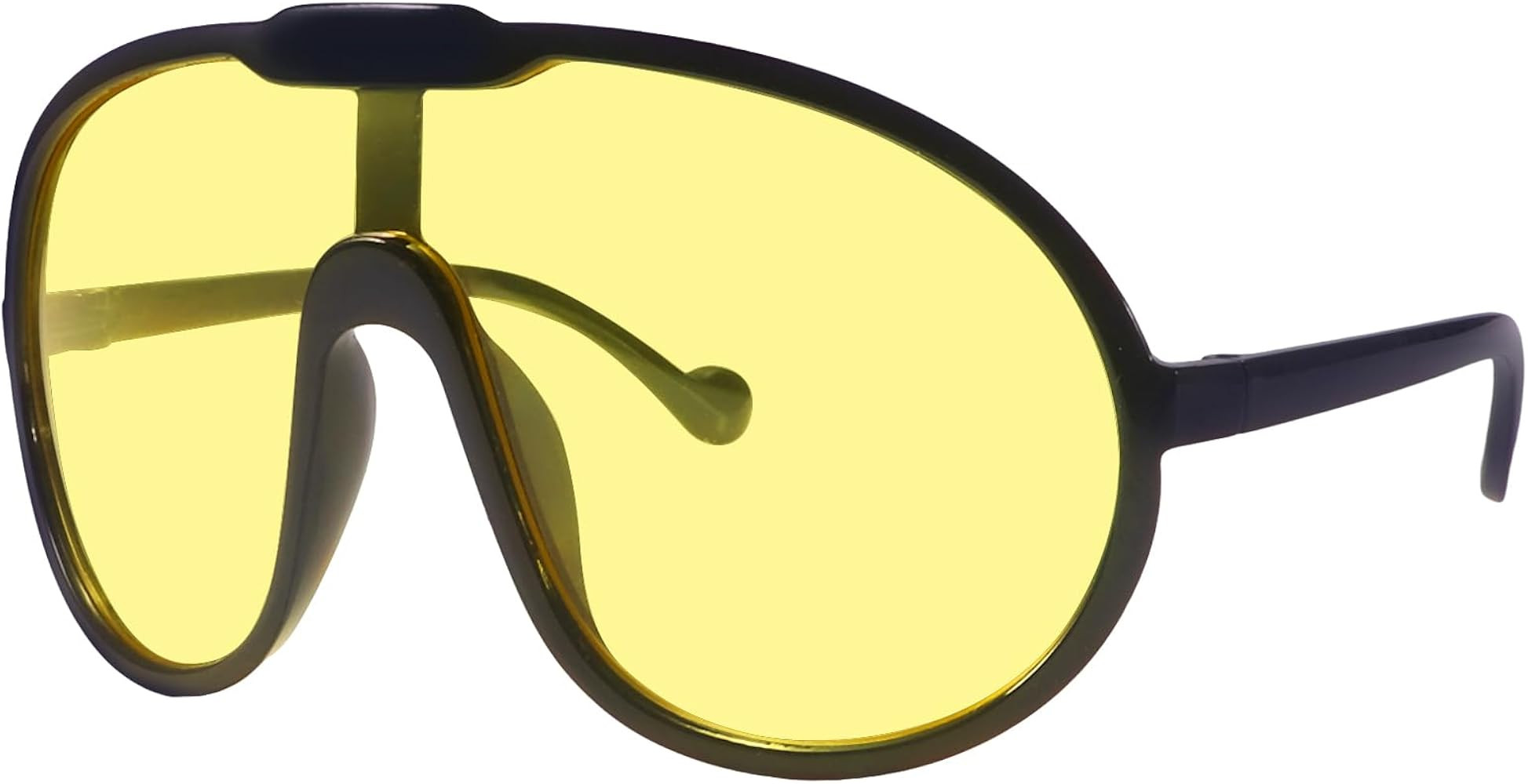 Dollger Oversized One Piece Sunglasses For Women Fashion Men Wrap Around UV400 Shield Goggles | Amazon (US)