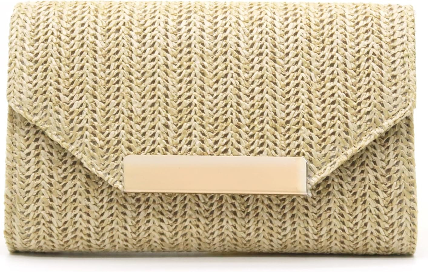 Straw Clutch Purses for Women Summer Evening Bag Raffia Woven Crossbody Handbags Envelope Beach V... | Amazon (US)