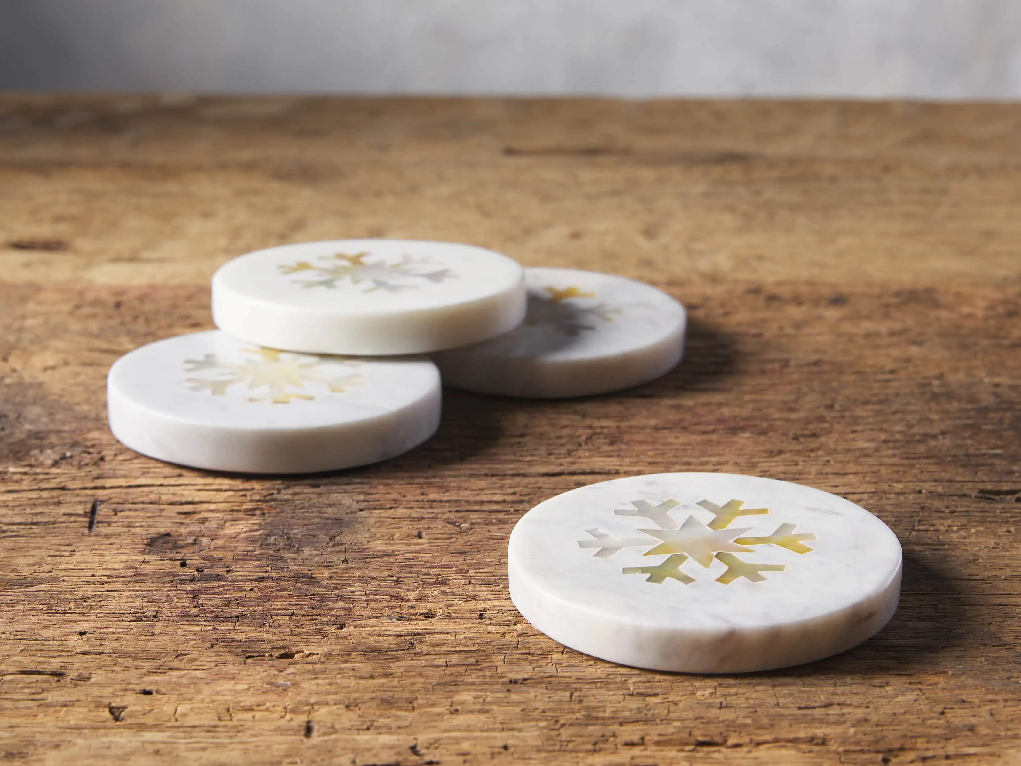Snowflake Coasters (Set of 4) | Arhaus | Arhaus