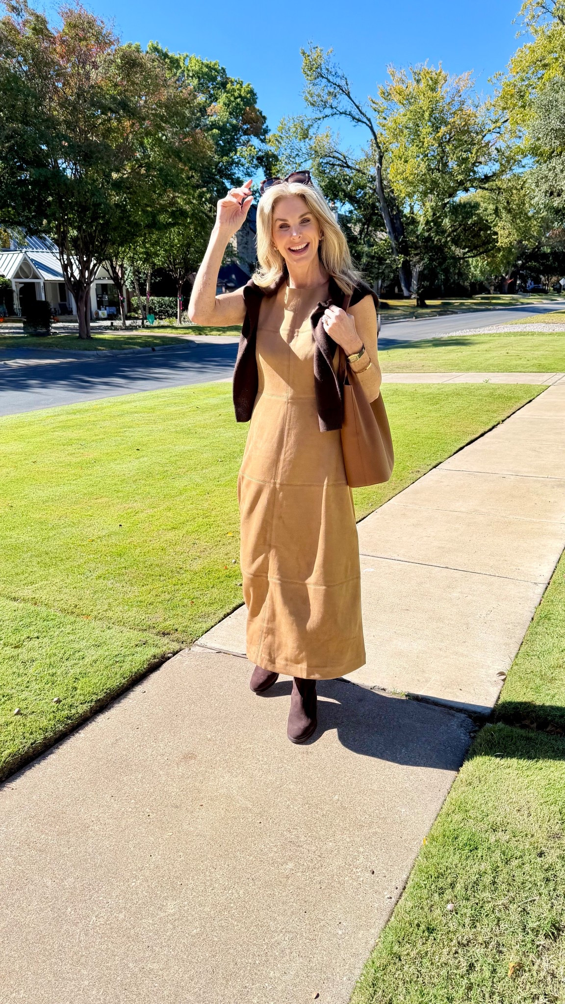 Gorgeous suede dress for the winter months! Size S  

#LTKGiftGuide #LTKOver40 #LTKSeasonal