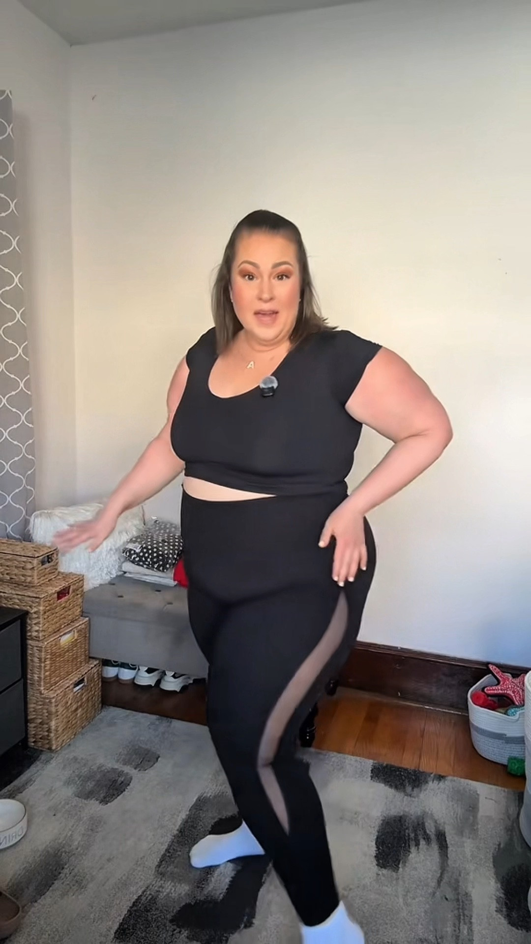 It’s giving ultra tummy control and I’m loving the sheer mesh design on the side! 

Plus size leggings 
Plus size clothes 
Plus size fashion

#LTKPlusSize