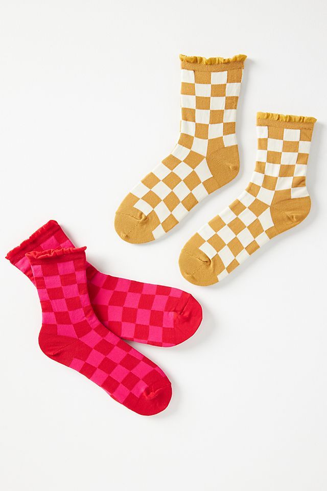 Hansel From Basel Checkered Sock Set | Anthropologie (US)