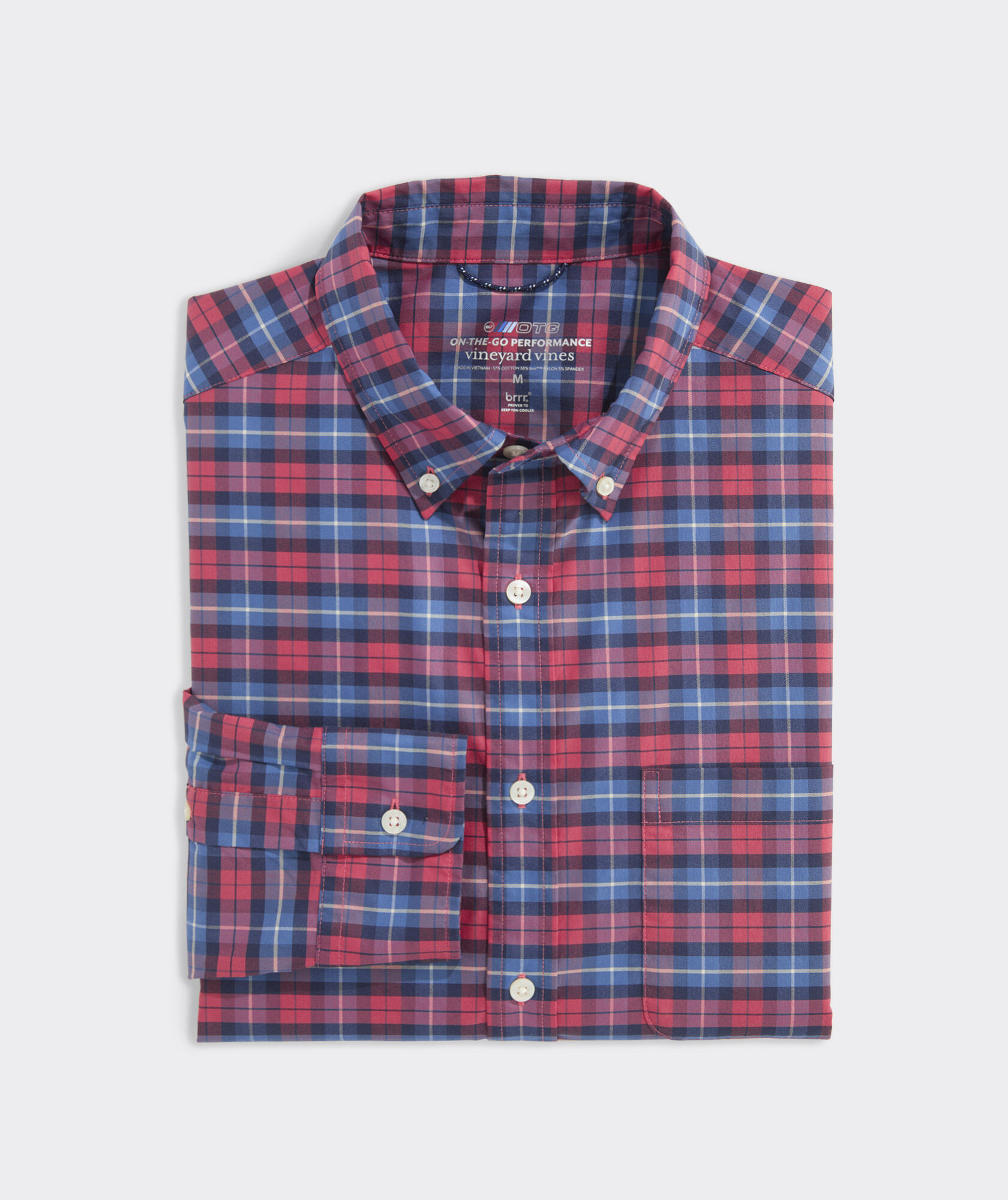 On-The-Go brrrº Plaid Shirt | vineyard vines