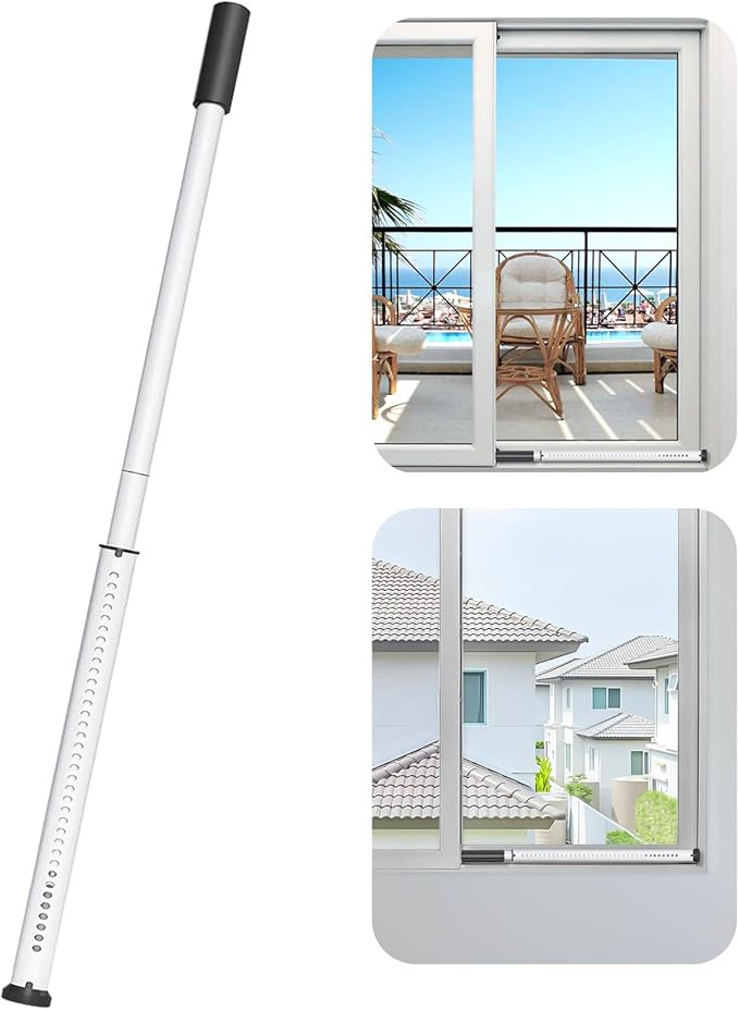AceMining Sliding Door Security Bar,Heavy Duty Sliding Patio Door Lock Bar, 20-50inch Adjustable ... | Amazon (US)