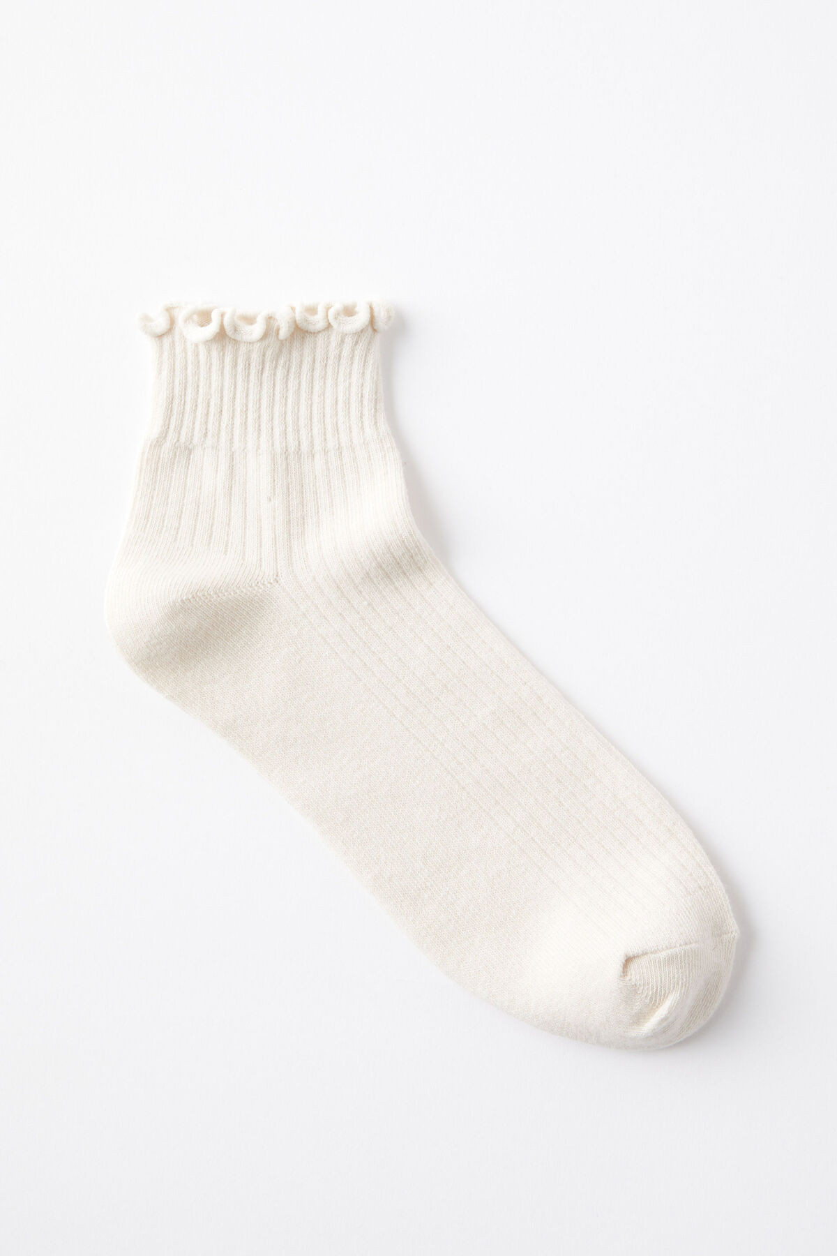 Frill Ribbed Ankle Sock | Cotton On (ANZ)
