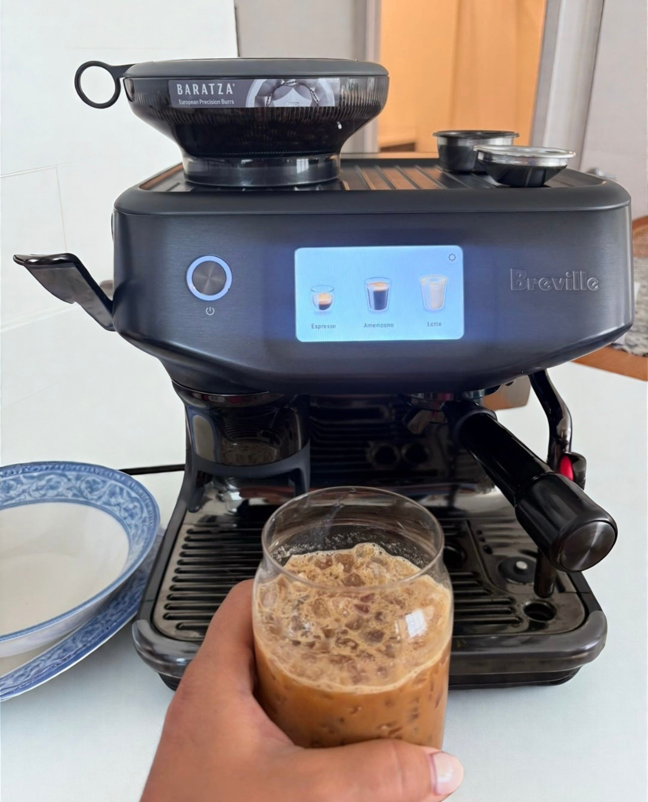 Breville touch impress coffee espresso maker! Haven’t been to Starbucks since 👏🏼


Coffee-kitchen-Amazon-Amazon finds 