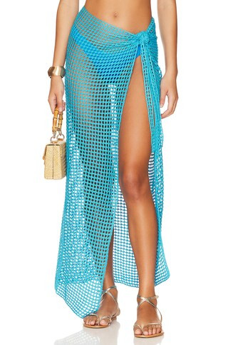 Bananhot Midi Net Sarong in Royal Blue from Revolve.com | Revolve Clothing (Global)