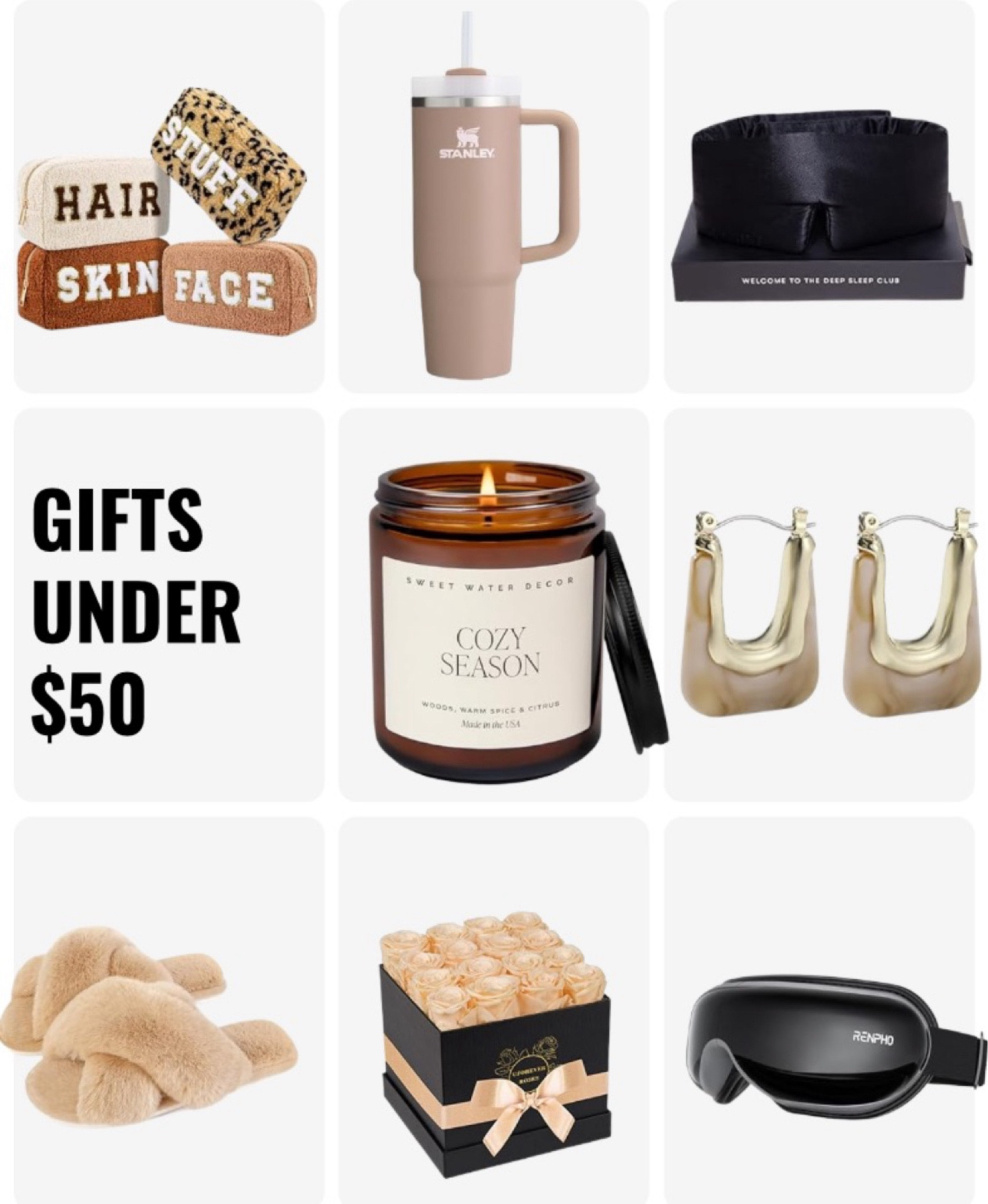 Gifts under $50 

#LTKHoliday #LTKGiftGuide #LTKFindsUnder100