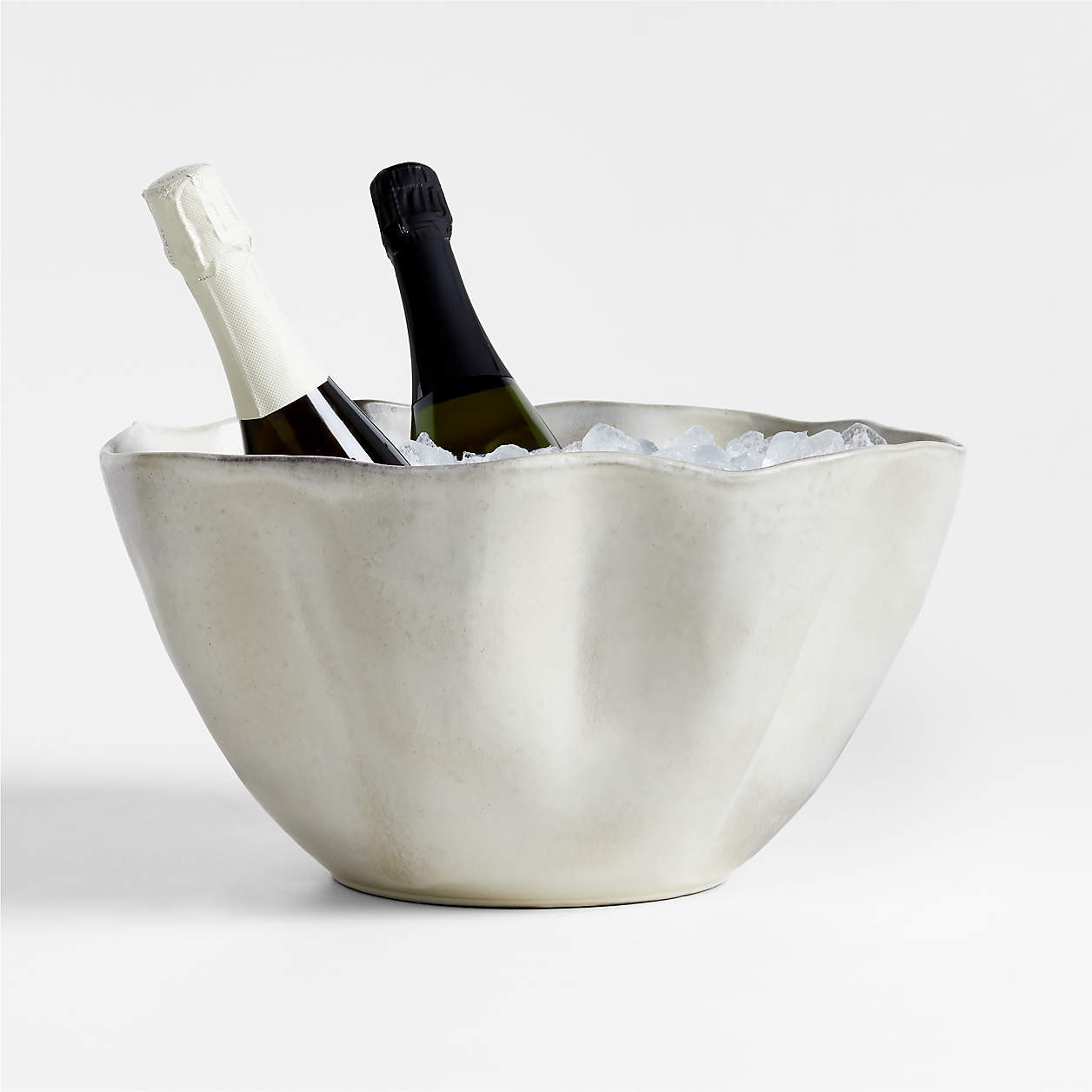 Carmel Ceramic Beverage Tub by Gaby Dalkin + Reviews | Crate & Barrel | Crate & Barrel