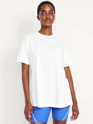 Oversized EveryWear Tunic T-Shirt | Old Navy (US)