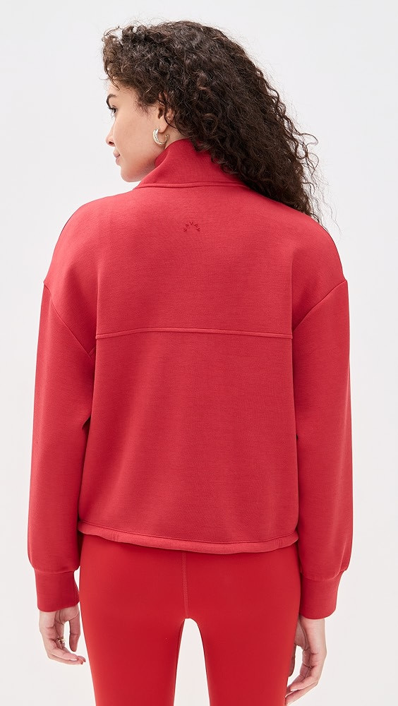 Sian Cropped Half Zip Midlayer | Shopbop