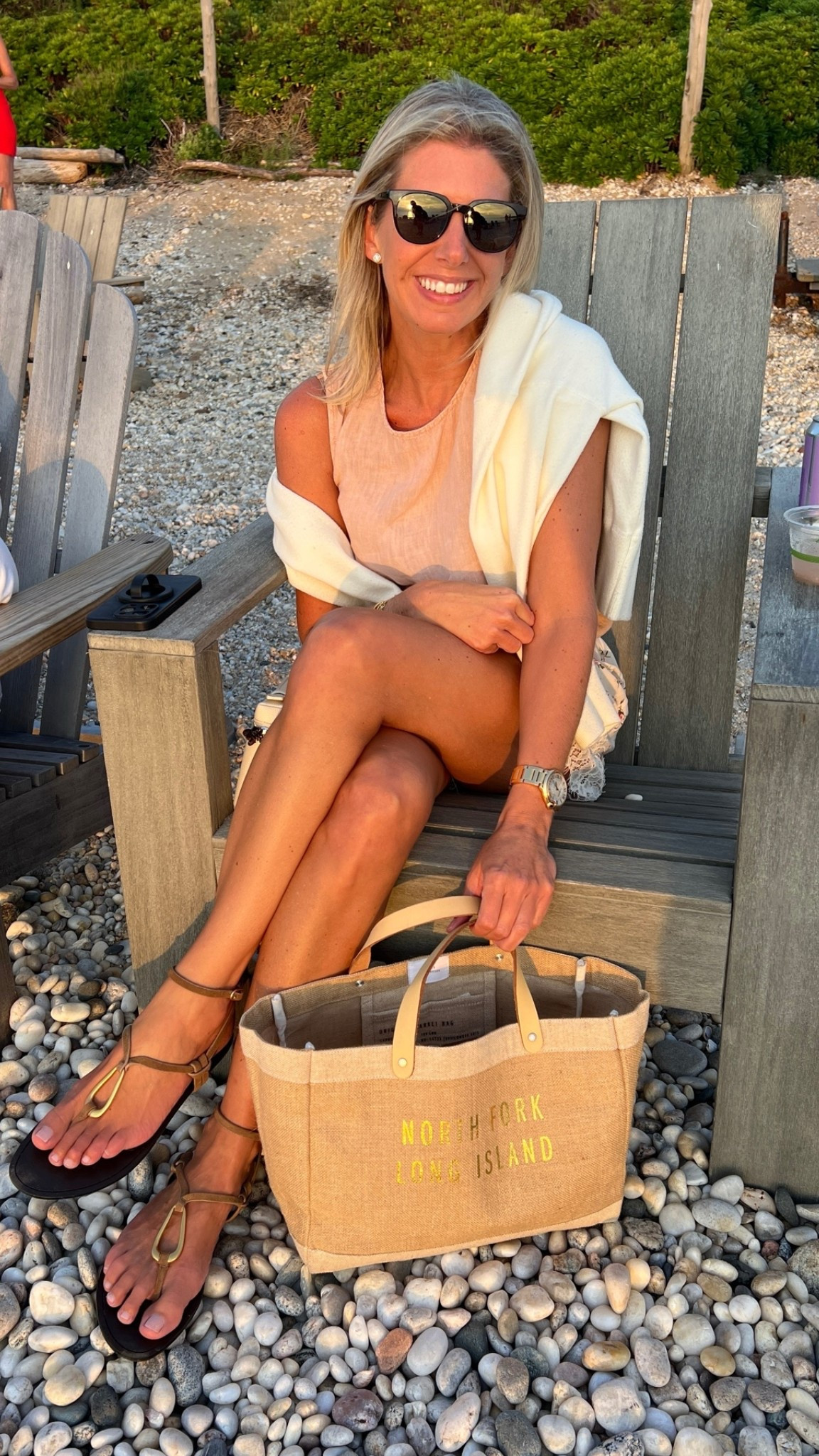 Beach bar nights. Obsessed with these new brown suede strappy sandals 🤎 also my favorite weekend tote bag, great on vacation too. You can customize them with any saying or location etc. and fairly quickly!

Custom tote bag
Bachelorette gifts
Hostess gifts
Summer
Customizable 
Customization

#LTKSeasonal #LTKTravel #LTKOver40