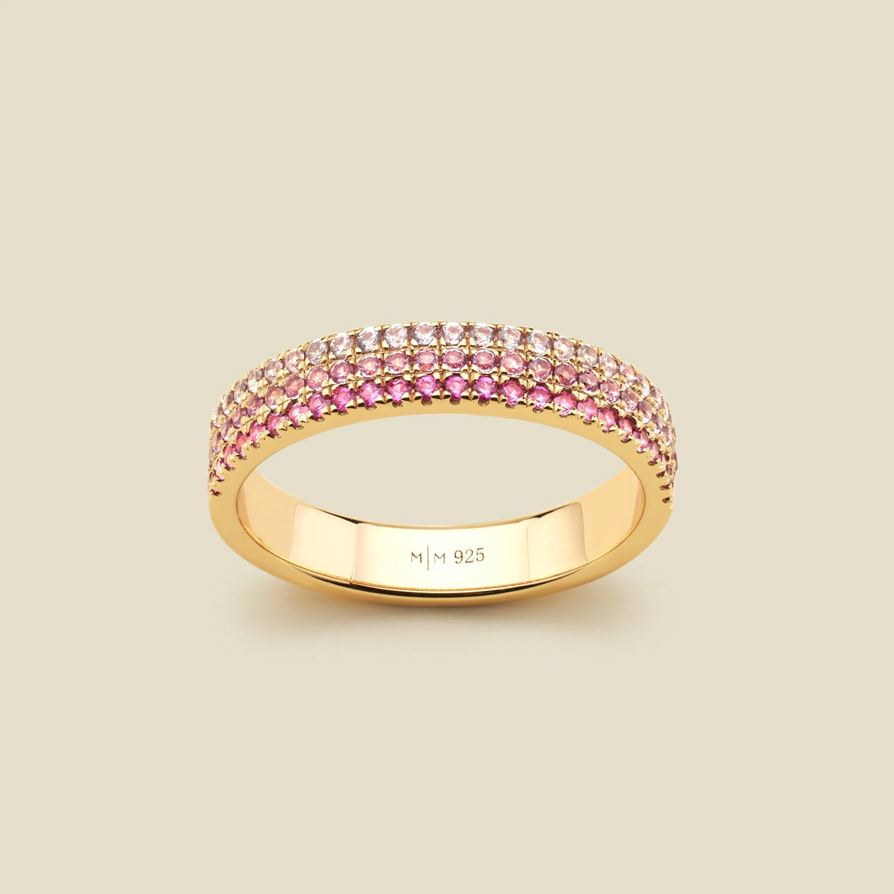 CZ Pink Pavé Ring | Made By Mary | Made By Mary | Made By Mary