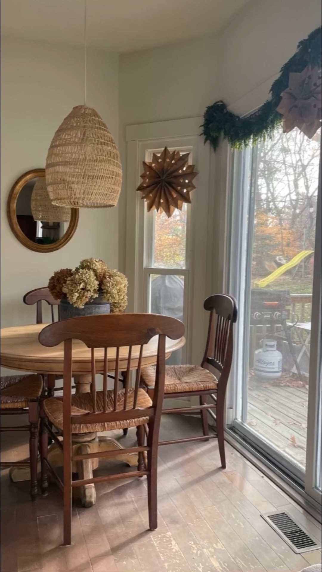 Beautiful paper stars make my new 9 foot garland shine.  

Amazon garland.  Kitchen book.  DIY Christmas decor.  

#LTKHome #LTKSeasonal #LTKHoliday