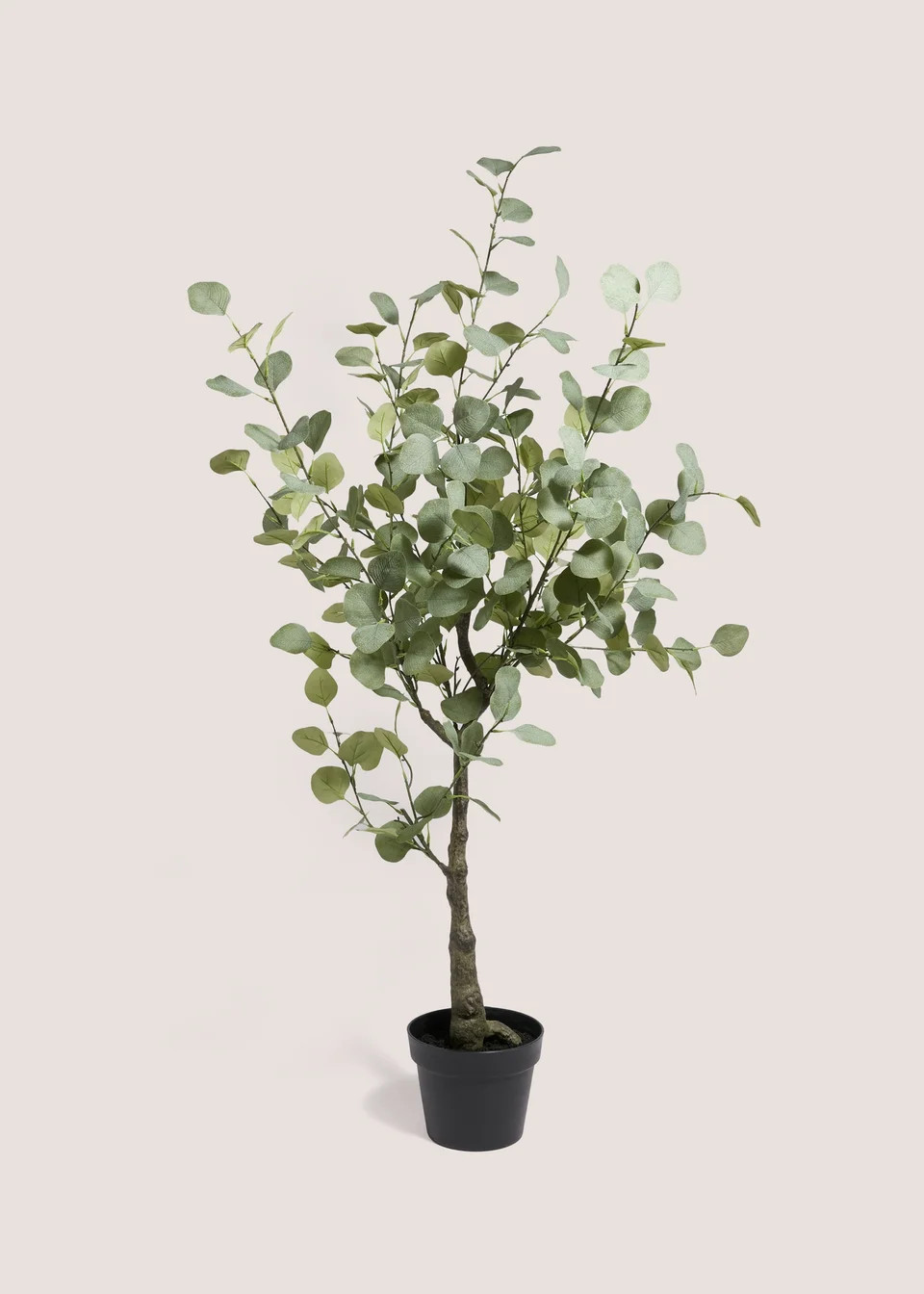 Faux Eucalyptus Tree In Black Pot (120cm) | Matalan (UK)