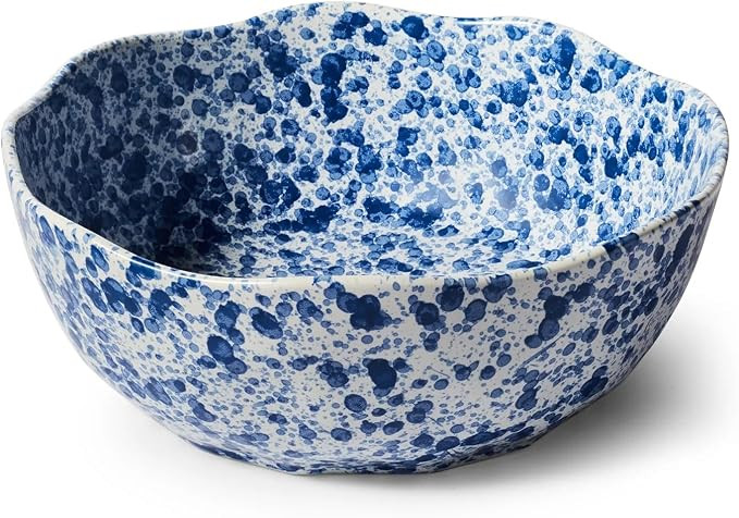Sur La Table Blue Splatter Serving Bowl | Amazon (US)