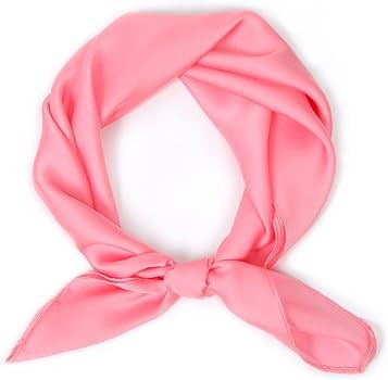MEANBEAUTY Head Scarf for Women Like Silk Scarf Square Scarves Satin Bandanas Neck Scarfs 27.5 In... | Amazon (US)