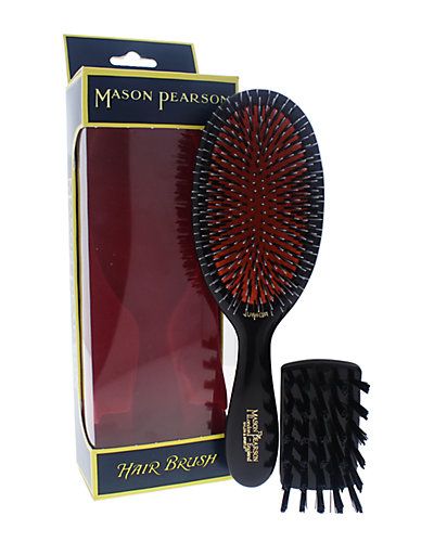 Mason Pearson 2pc Bristle & Nylon Brush | Gilt