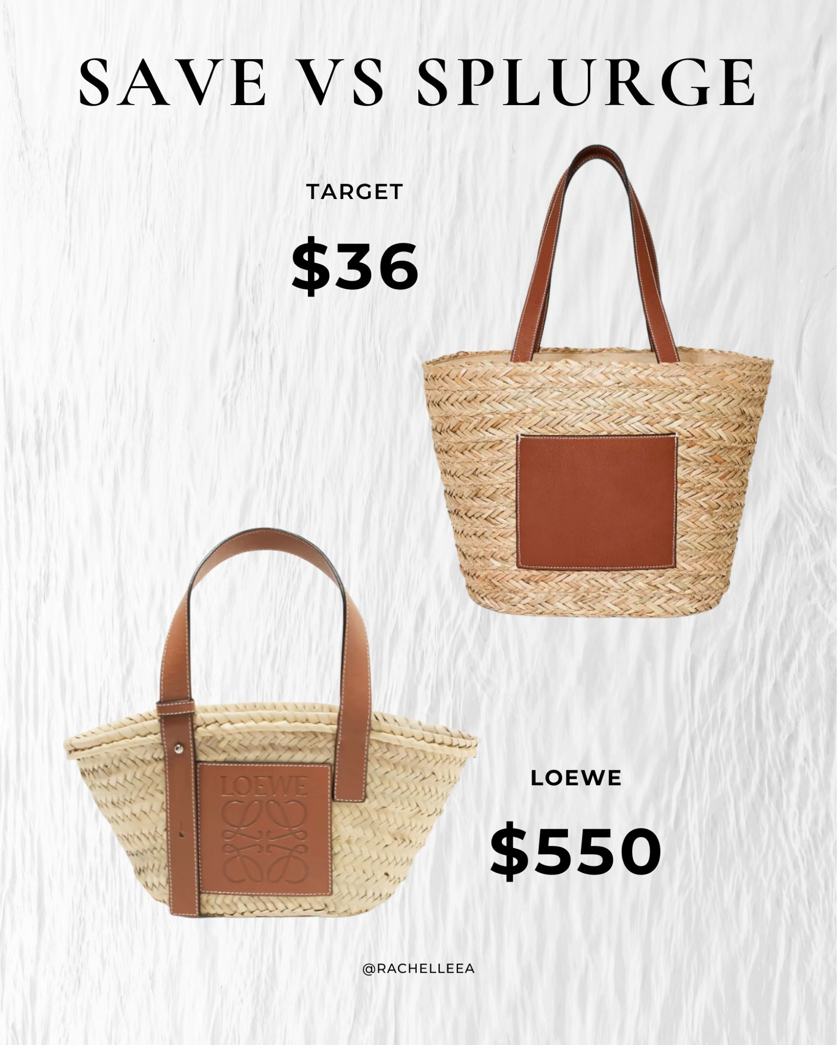 Save vs Splurge! Summer woven totes! 

#LTKunder50 #LTKitbag #LTKFind