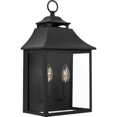Galena Pocket Wall Lantern Textured Black | Visual Comfort