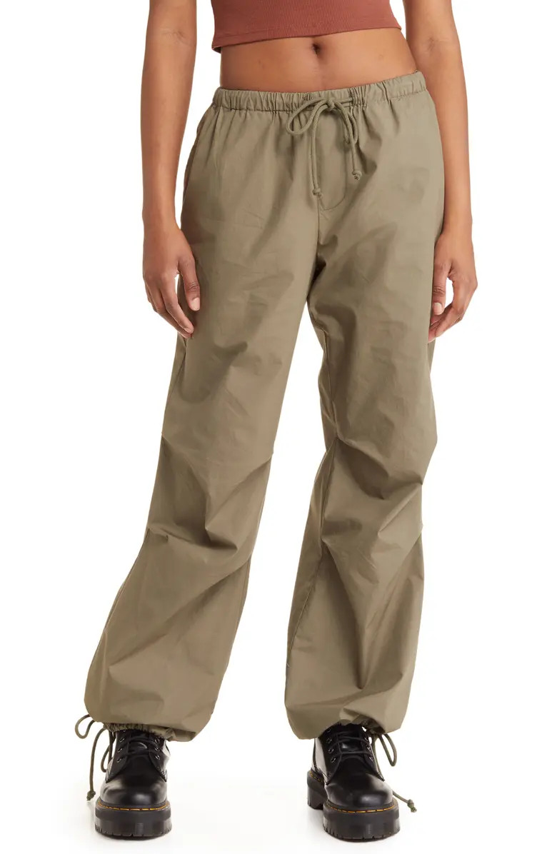 Drawstring Cotton Poplin Parachute PantsBP. | Nordstrom