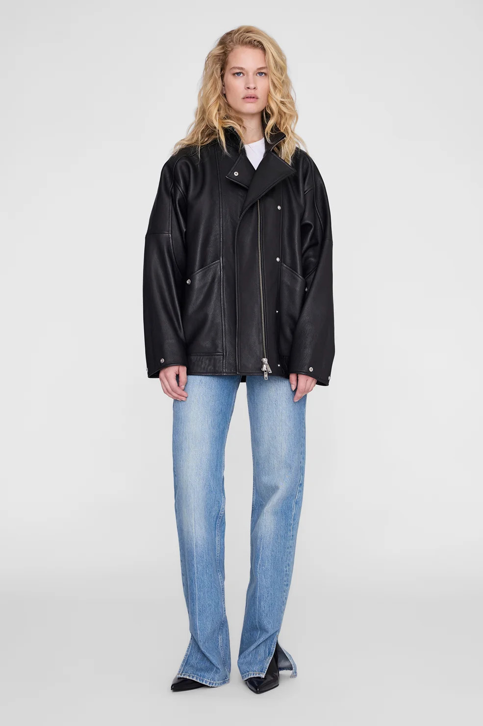 Sandy Jacket - Black Leather | Anine Bing