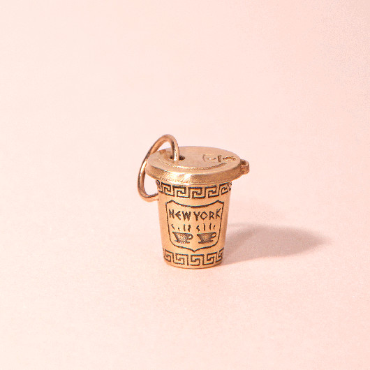 New York Coffee Cup Charm | Catbird
