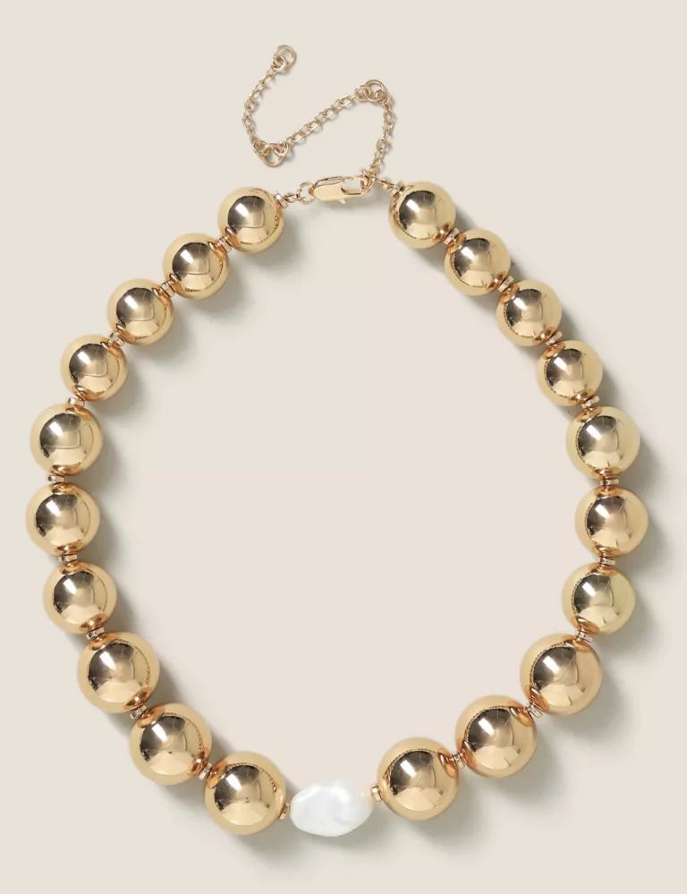 Pearl Gold Ball Necklace | Marks & Spencer (UK)