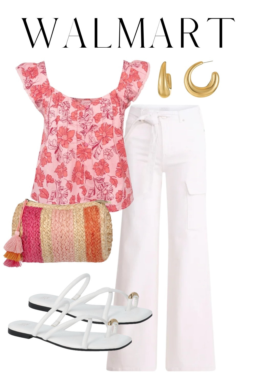 Walmart new arrivals, summer outfit, white jeans, summer tops, summer bag, vacation outfit 

#LTKStyleTip #LTKSeasonal #LTKFindsUnder50