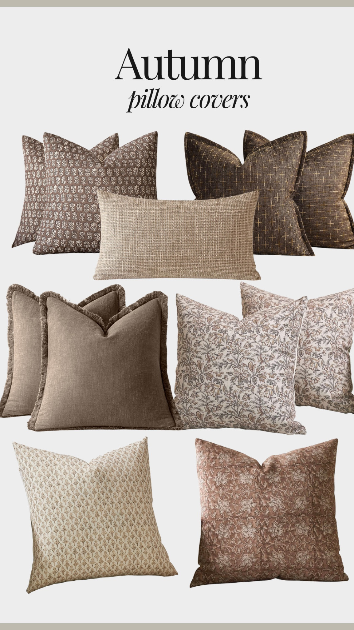 Perfect subtle fall pillows for the season 🍂

#LTKHome