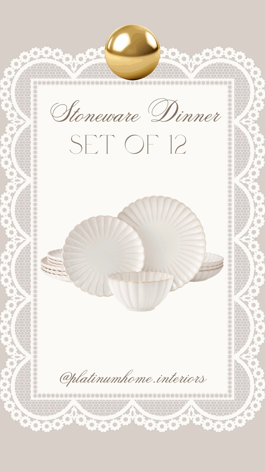 My new favorite home find. Affordable luxury dinnerware in a set of 12 🤎✨

#LTKHome