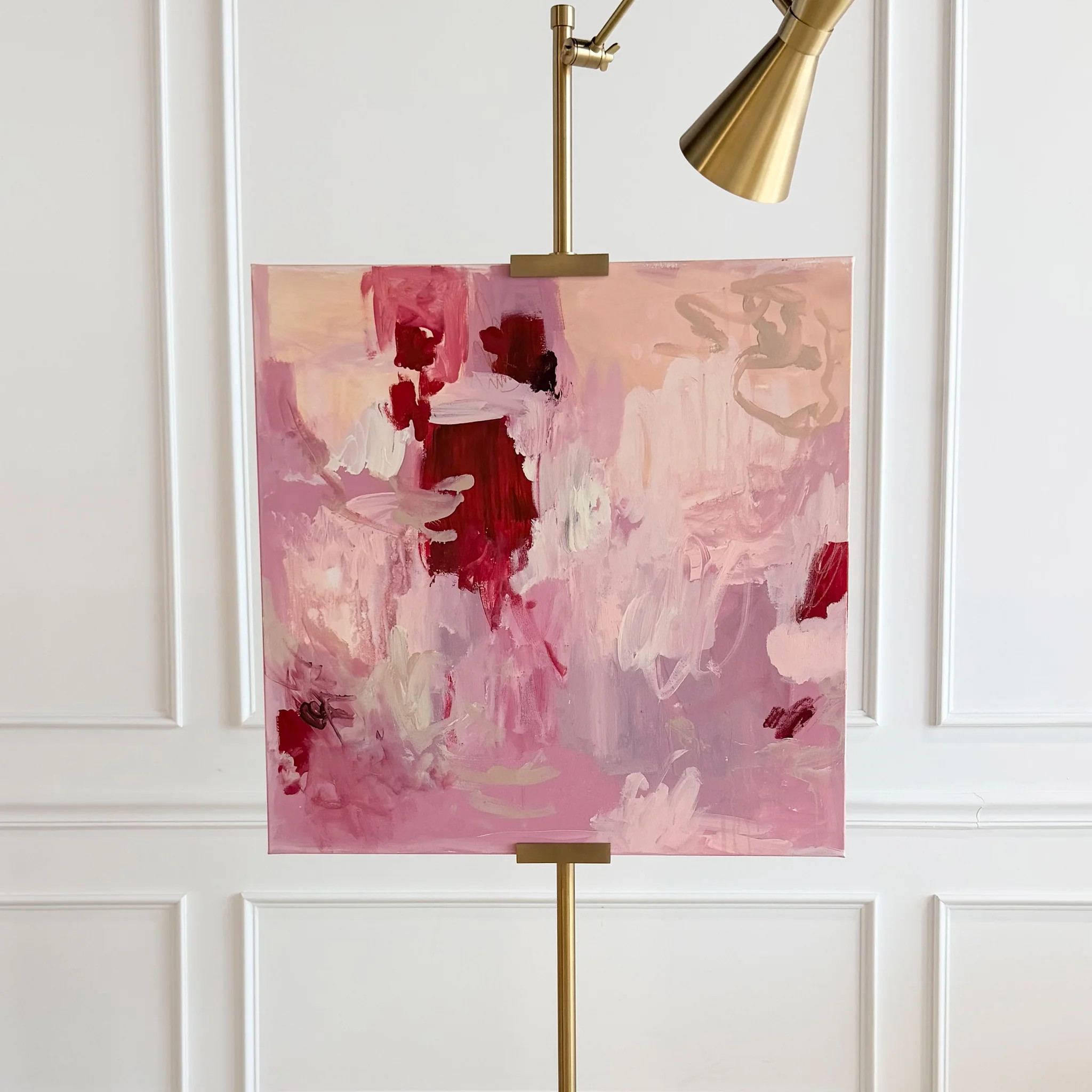 Cherry Bomb Canvas Wall Art (Square) | Lindsay Letters, LLC