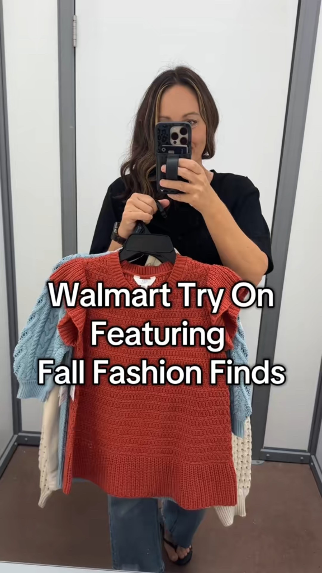 Walmart fall fashion try on. 

For reference: I’m 5’4, 140 pounds, typically a size 4 and small/medium. Long torso, short legs .

#LTKSeasonal #LTKFindsUnder50 #LTKOver40