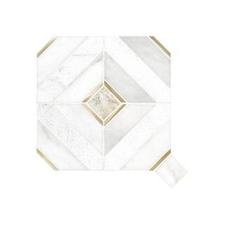 Tumbled Ledger 8 in. x 22 in. Limestone Wired Mesh in Mixed Beige & Grey | The Home Depot