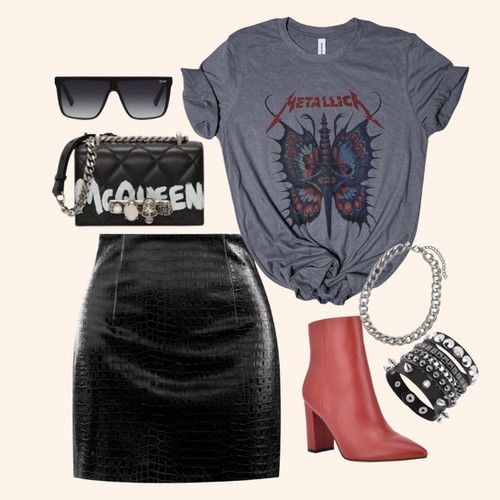 Metallic Butterfly Band Tee /  Graphic T-shirt ( Vintage Feel ) Band Tee | Sassy Queen