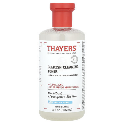 Thayers, Blemish Clearing Toner, Acne-Prone Skin, Alcohol-Free, 12 fl oz (355 ml) | iHerb