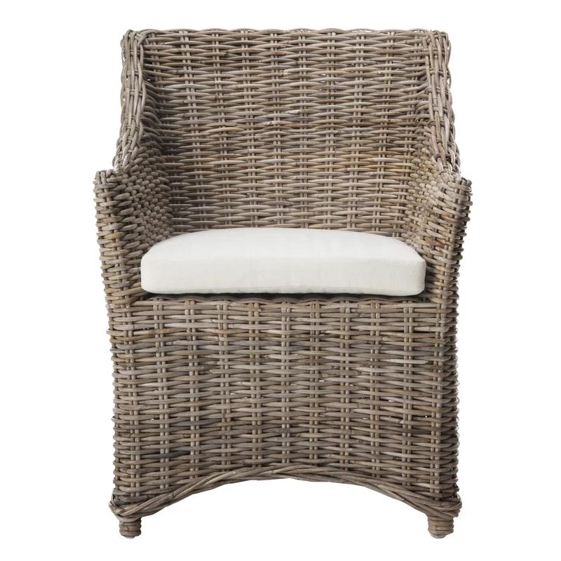 Willow Upholstered Solid Back Arm Chair | Wayfair North America