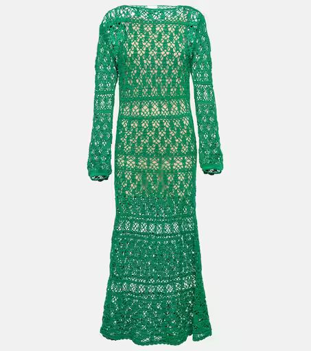 Crochet cotton maxi dress | Mytheresa (US/CA)
