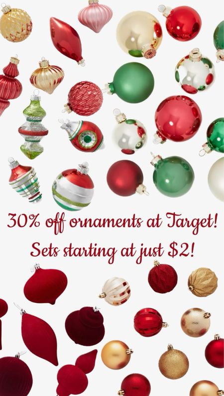  Ornaments are 30% off at Target this week! Both individual ornaments and ornament sets are on sale and some sets are as low as $2!
……………….
velvet ornaments, brown ornaments, cheap ornaments christmas decorations, christmas decor, traditional Christmas ornaments, tinsel ornaments, retro ornaments, disco ball ornament, mirror ball ornament, red ornament gold ornament set, red velvet ornament pink velvet ornament ornament balls shiny ornaments glitter ornaments shatterproof  ornaments glass ornaments plastic ornaments kid proof ornaments ornaments under $20 christmas tree christmas decorations neutral christmas decor traditional christmas decor holiday decor holiday ornaments kids Christmas tree Christmas tree decor ideas   

#LTKfamily #LTKhome #LTKHoliday