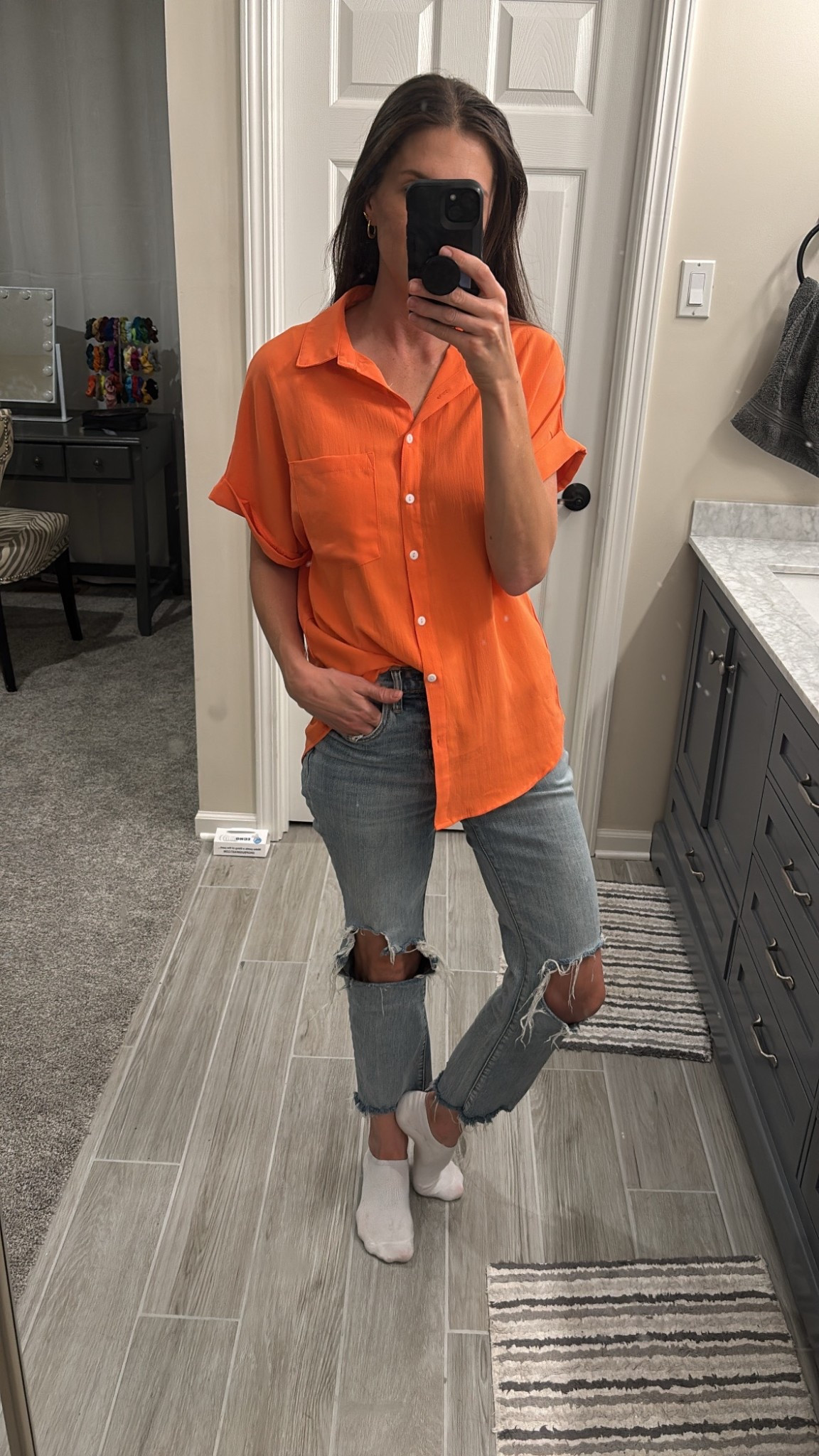 I have this top in three colors - was great for breastfeeding too 

#LTKFindsUnder50 #LTKSaleAlert