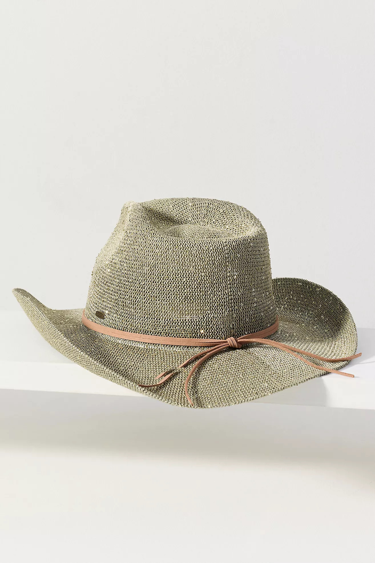 Sparkle Cowboy Rancher Hat | Anthropologie (US)