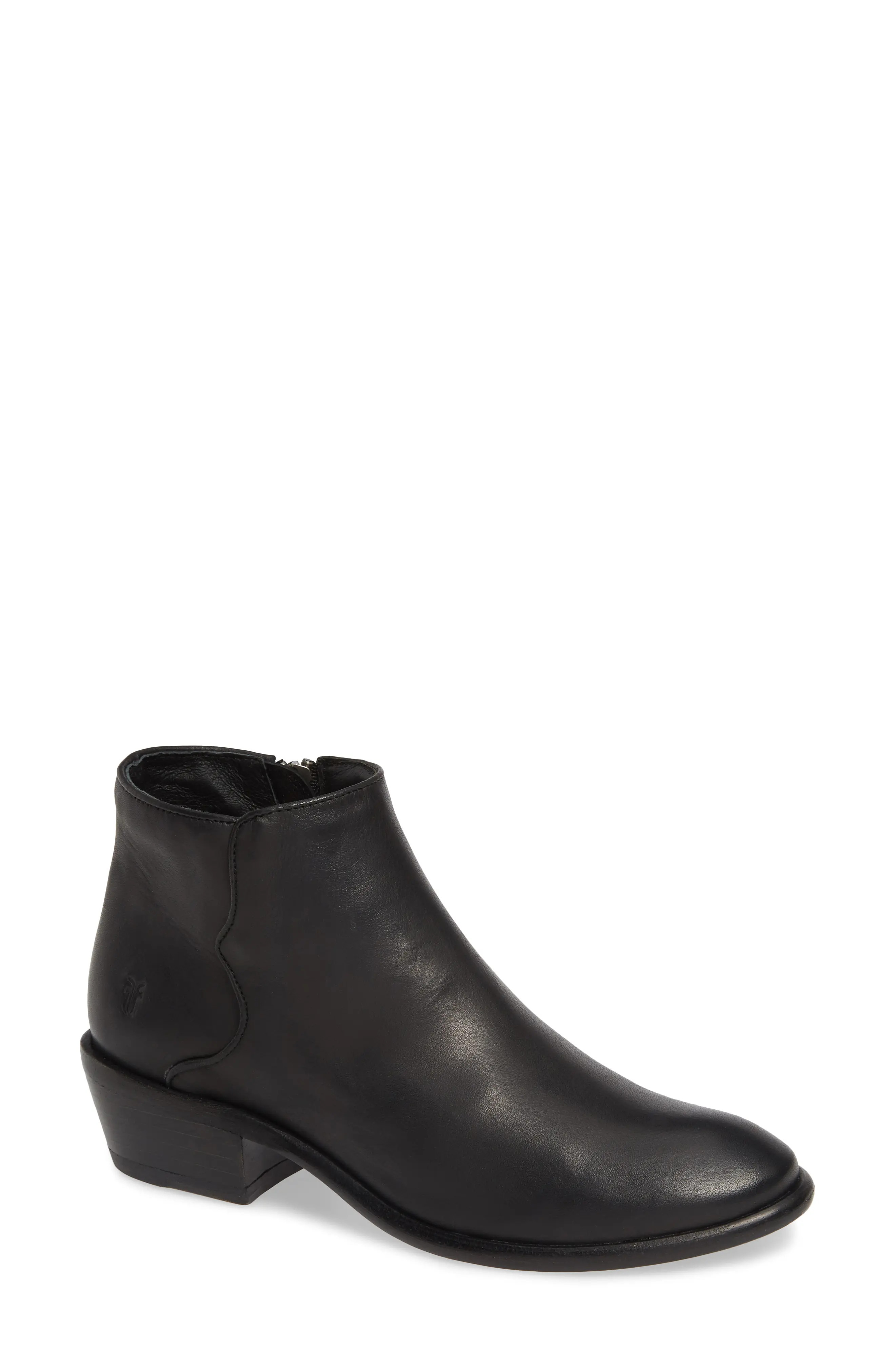 FRYE Carson Piping Bootie in Black at Nordstrom, Size 7.5 | Nordstrom